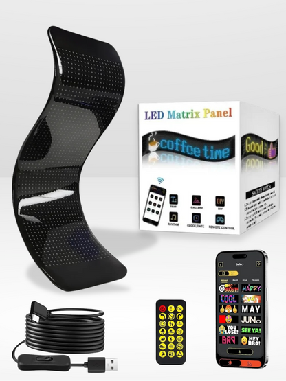 Adjustable LED Car Panel with Customization Options