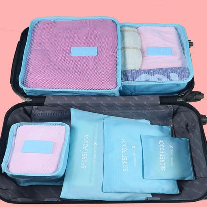 Ultimate Travel Storage Solution: 6-Piece Organizer Set