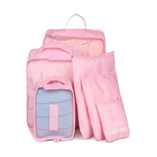 Ultimate Travel Storage Solution: 6-Piece Organizer Set
