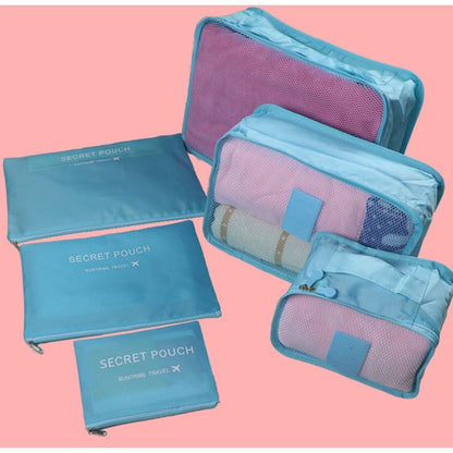 Ultimate Travel Storage Solution: 6-Piece Organizer Set
