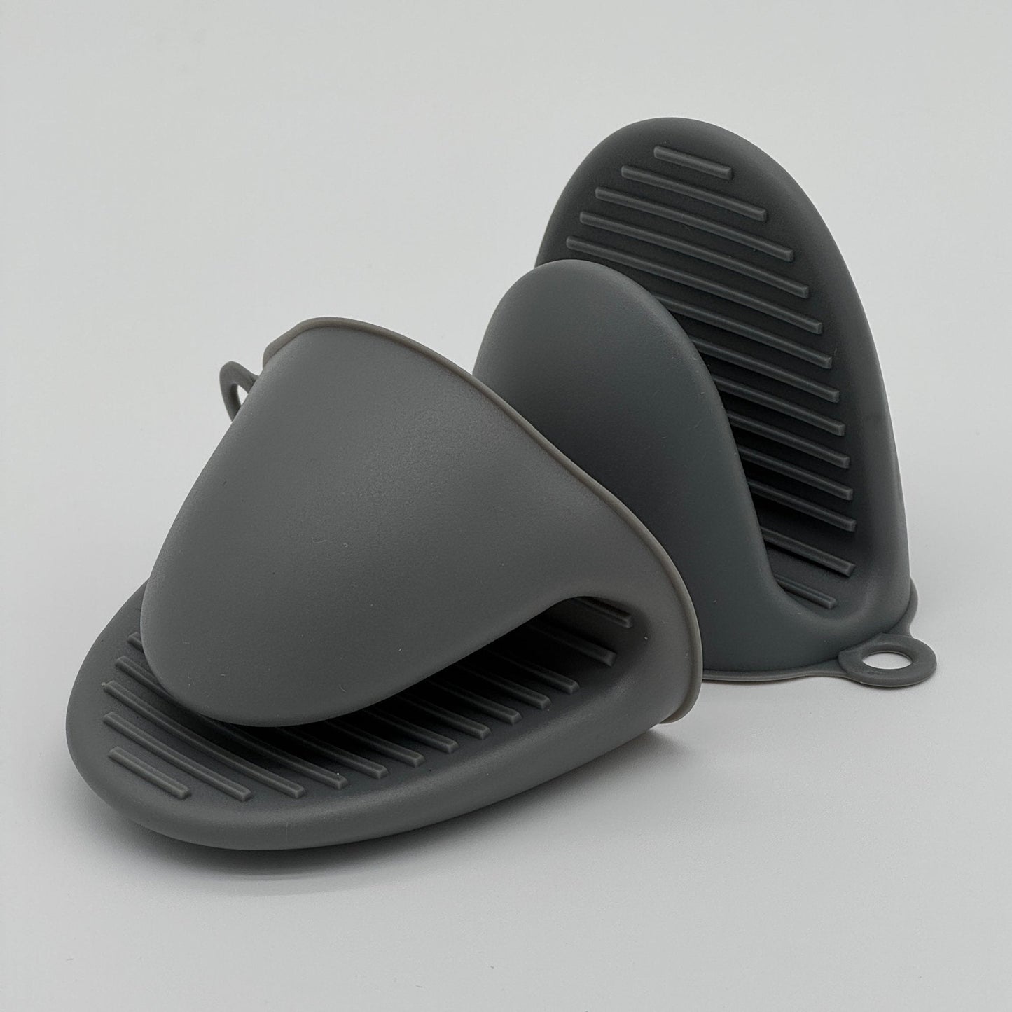 Heat-Resistant Silicone Oven Gloves – 1 Pair, Gray