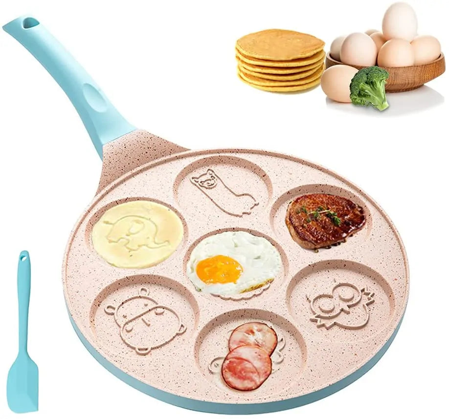 Children's Breakfast Frying Pan – Fun Shapes for Pancakes & Eggs