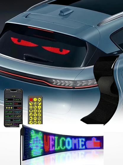Adjustable LED Car Panel with Customization Options