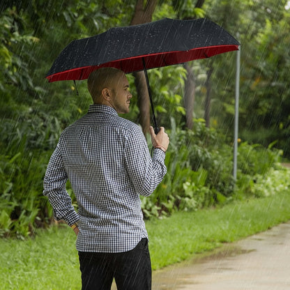 Compact Wind-Resistant Umbrella – Complete Protection from Rain and Wind
