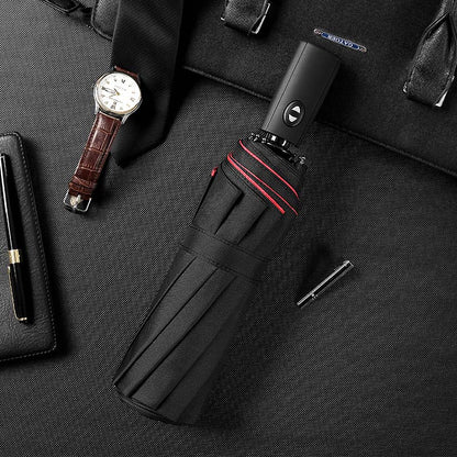 Compact Wind-Resistant Umbrella – Complete Protection from Rain and Wind