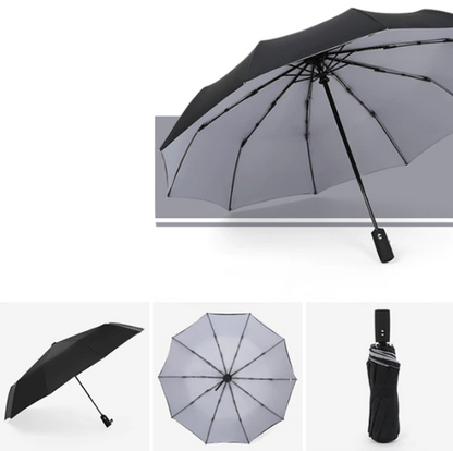 Compact Wind-Resistant Umbrella – Complete Protection from Rain and Wind