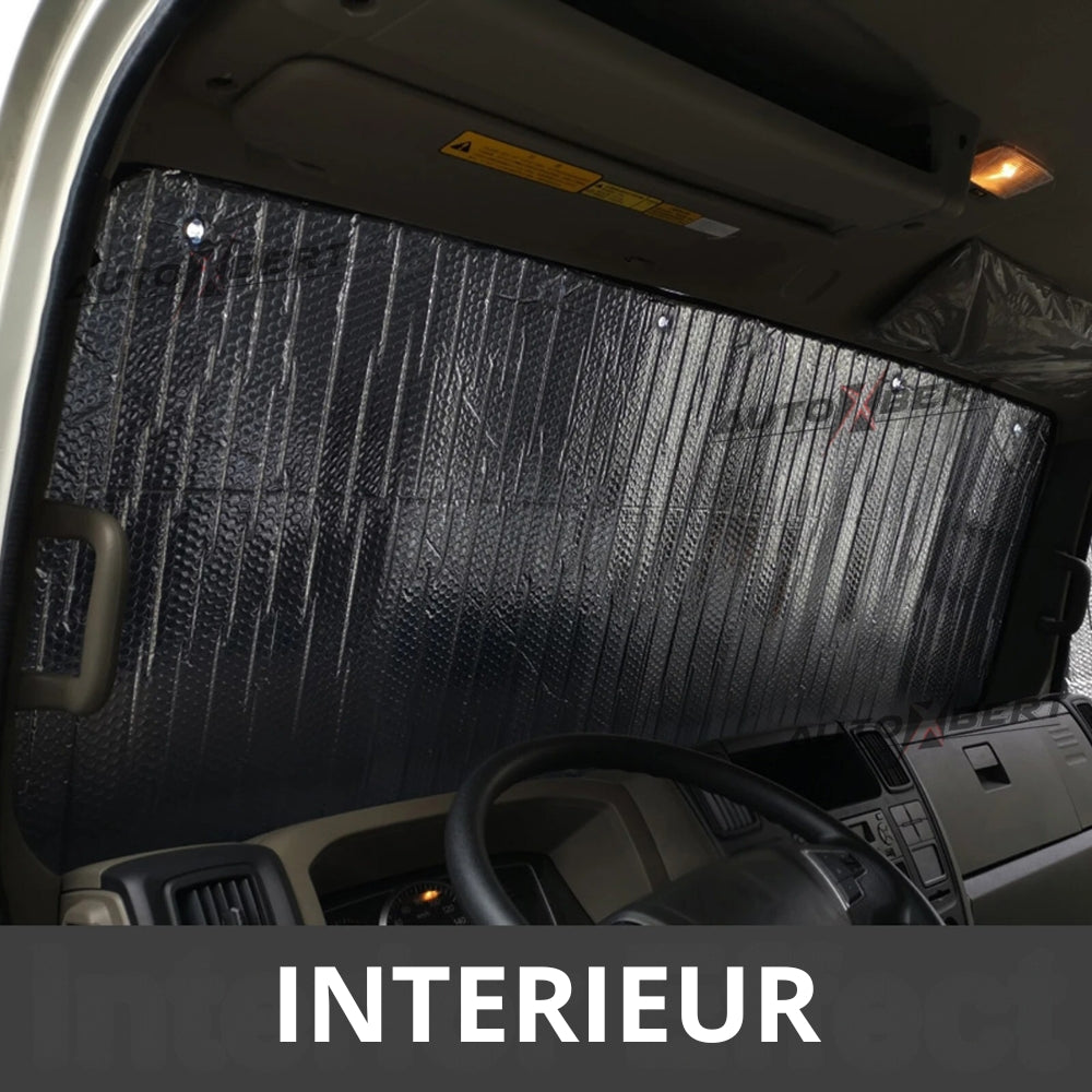 Cool Ride Logo Car Sunshade in Black