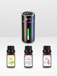 Black + 3 Fragrances Lemon, Lavender, Rose