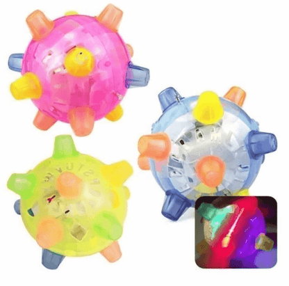 Interactive LED Dog Bouncing Ball – PAWBOUNCE Toy