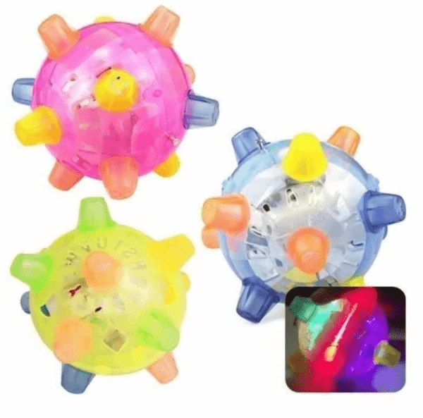 Interactive LED Dog Bouncing Ball – PAWBOUNCE Toy