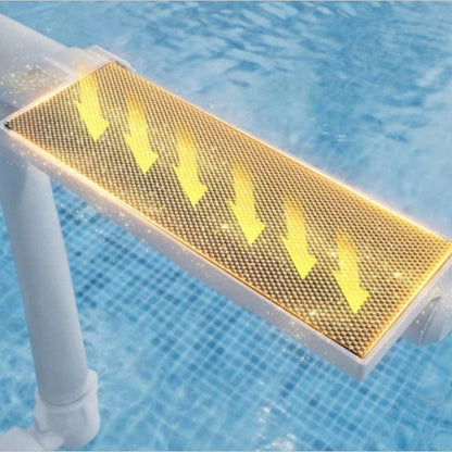Solar-Powered RGB Pool Fountain – Enchanting Nighttime Display