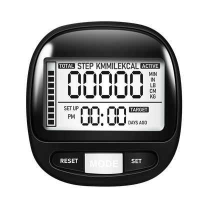 3D Sensor Clip-On Pedometer for Elderly Users