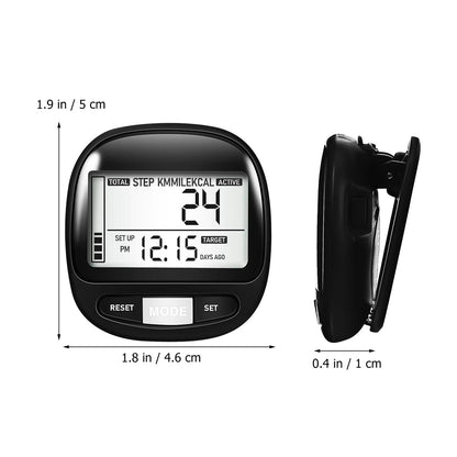 3D Sensor Clip-On Pedometer for Elderly Users