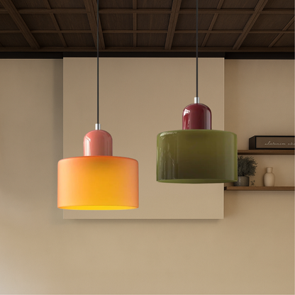 Chic Two-Tier Pendant Light with Soft White Glow