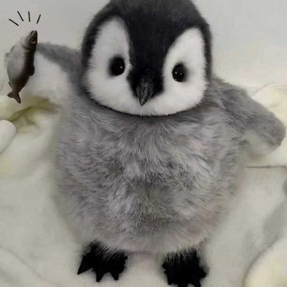 Realistic Plush Penguin Toy | Soft and Cuddly Penguin Friend