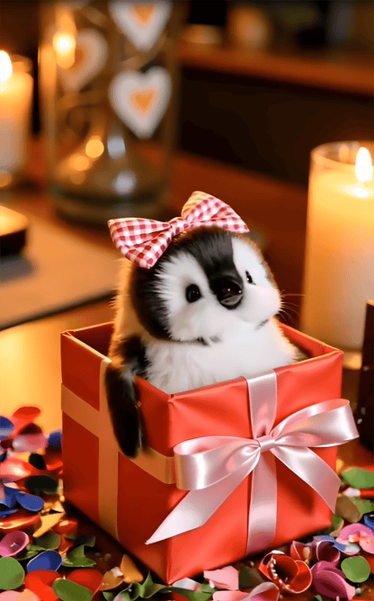 Realistic Plush Penguin Toy | Soft and Cuddly Penguin Friend