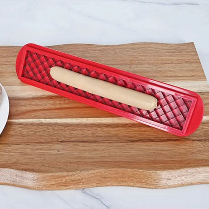 Hot Dog Cutter with Criss-Cross Slots for Uniform Cooking