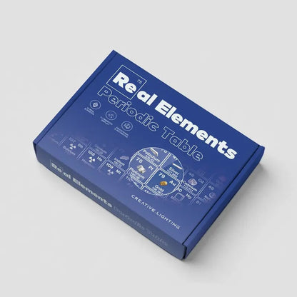 Illuminated Element Display: Real Samples in Acrylic Block