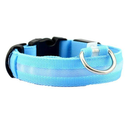 LED Pet Collar for Safety and Visibility – Glow in the Dark