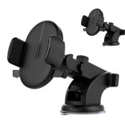 Smart Car Phone Holder with Adjustable Arm and Suction Base