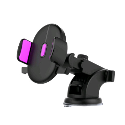 Smart Car Phone Holder with Adjustable Arm and Suction Base