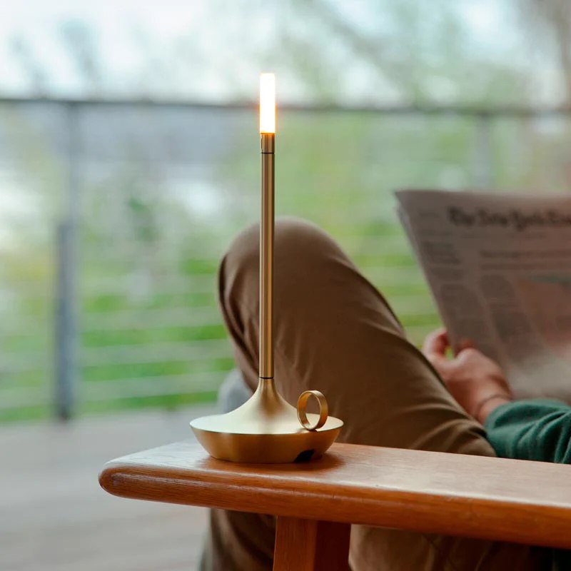 Nordic Candle Holder with Light