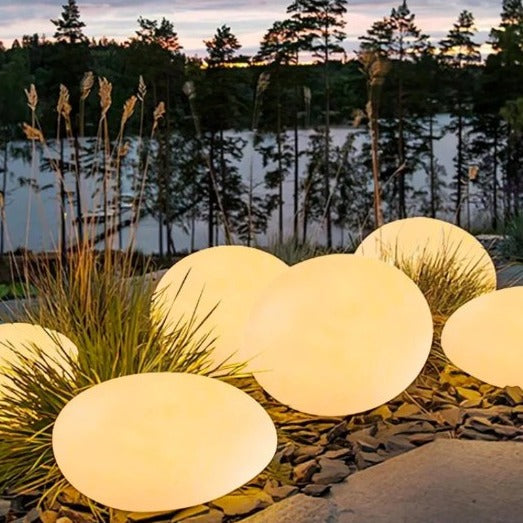 Garden Pathway and Landscape Decorative Solar LED Cobblestone Light