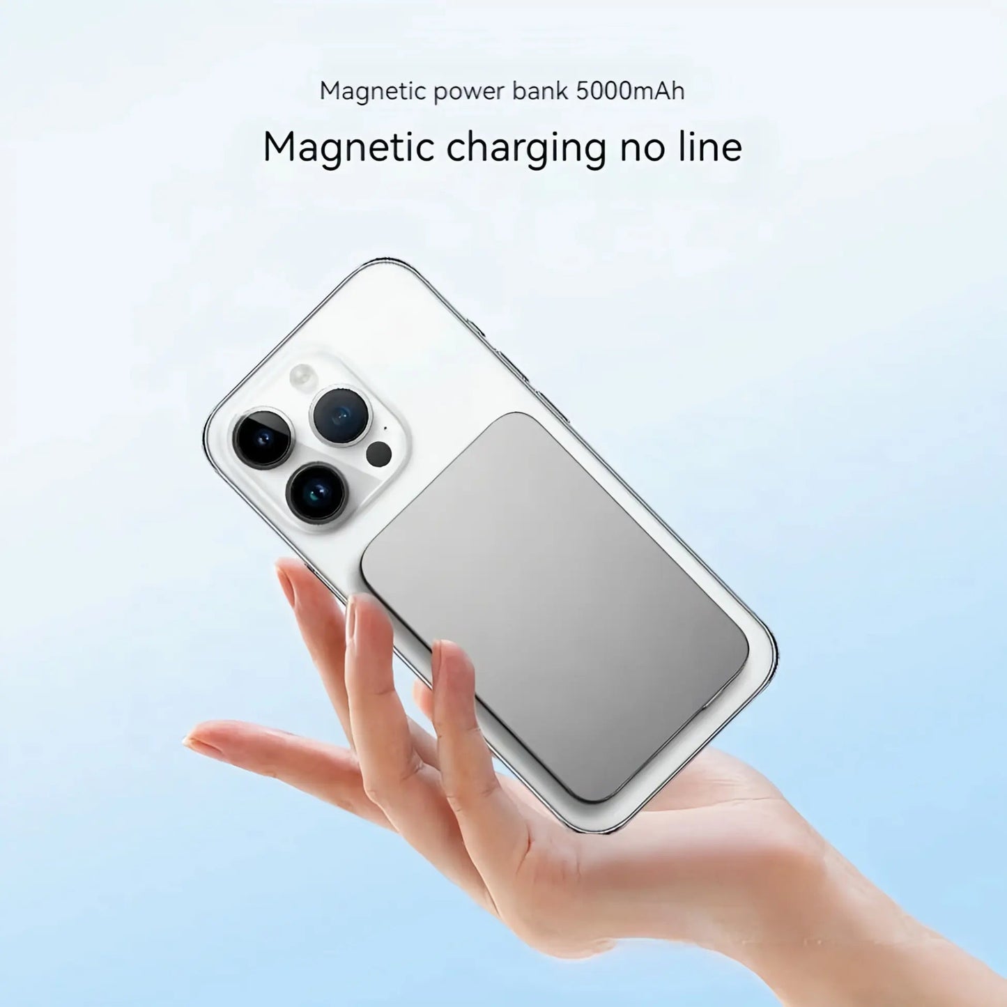 Ultra-Slim Magnetic Power Bank for iPhone