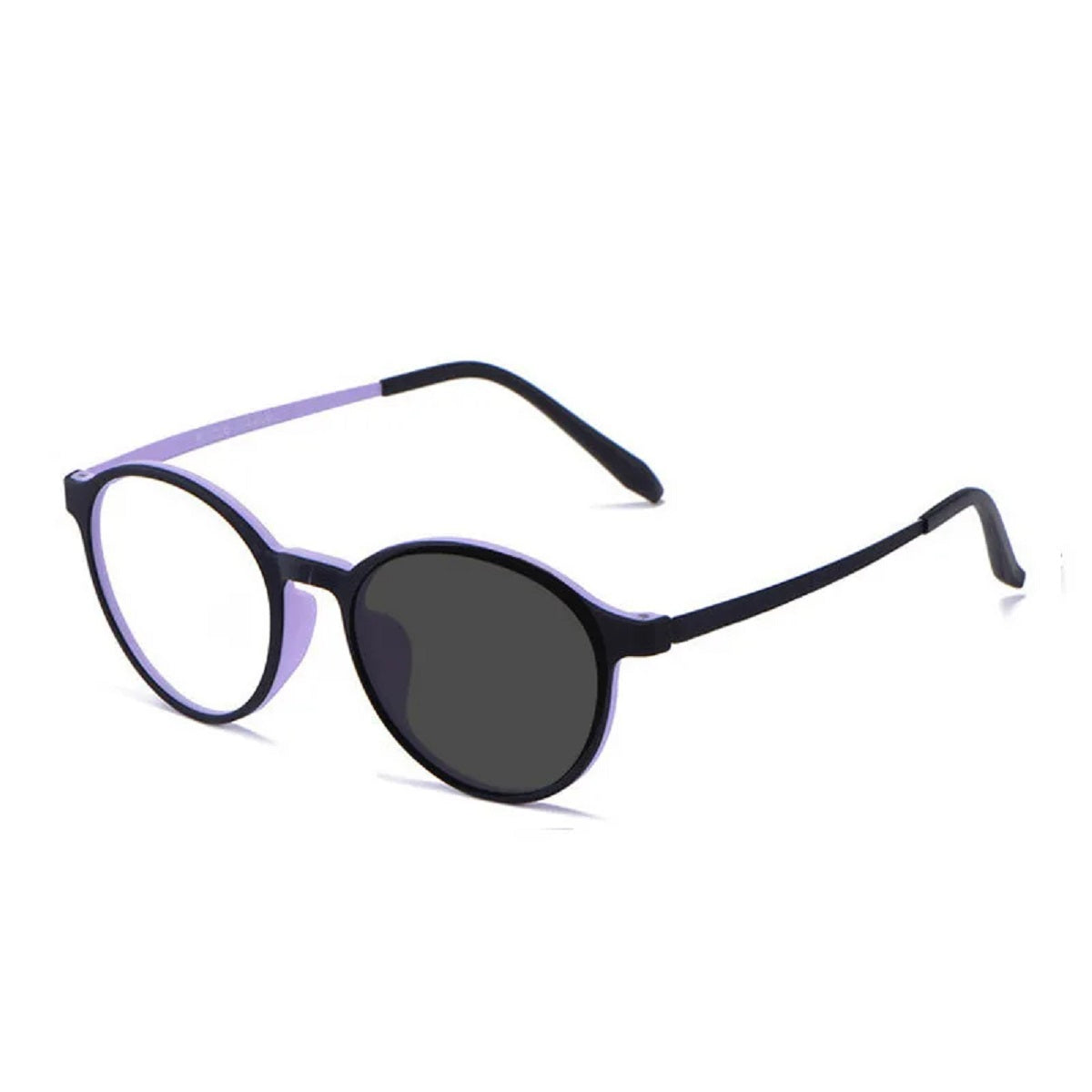 Lightweight Round Reading Glasses with Blue Light Filter - Titanium Magnifiers