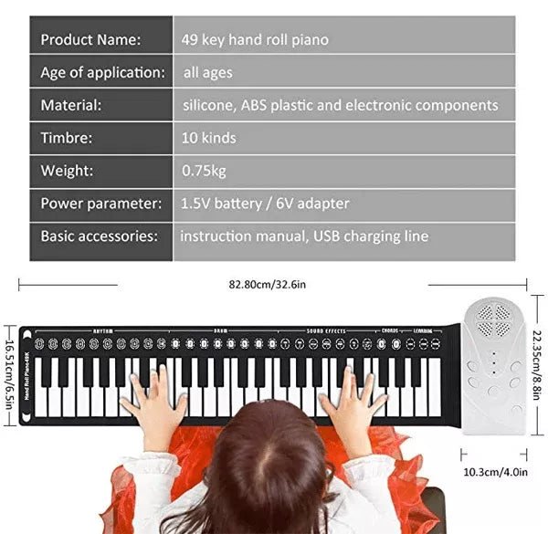 Portable Melody Piano | Ideal Gift for Music Lovers
