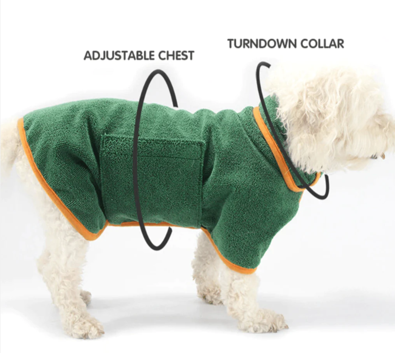 Ultra-Absorbent Canine Drying Robe