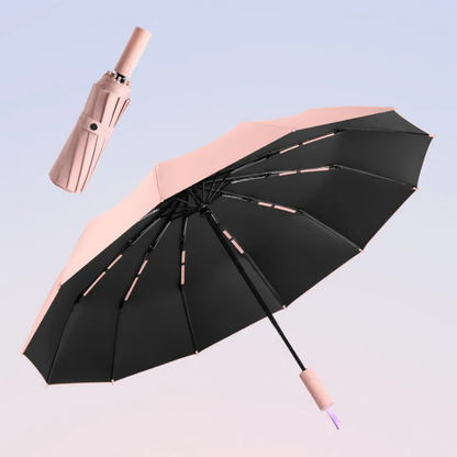 Large Folding Umbrella with 72 Bones – Windproof UV Rain Protection