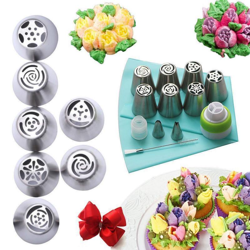 Deluxe 13-Piece Baking Decorating Tip Set