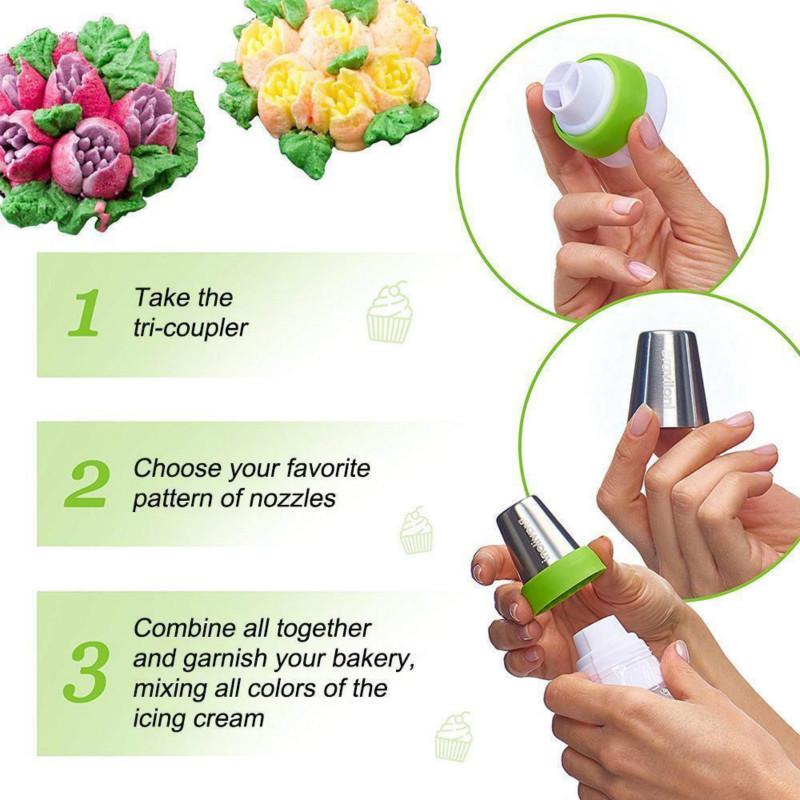 Deluxe 13-Piece Baking Decorating Tip Set