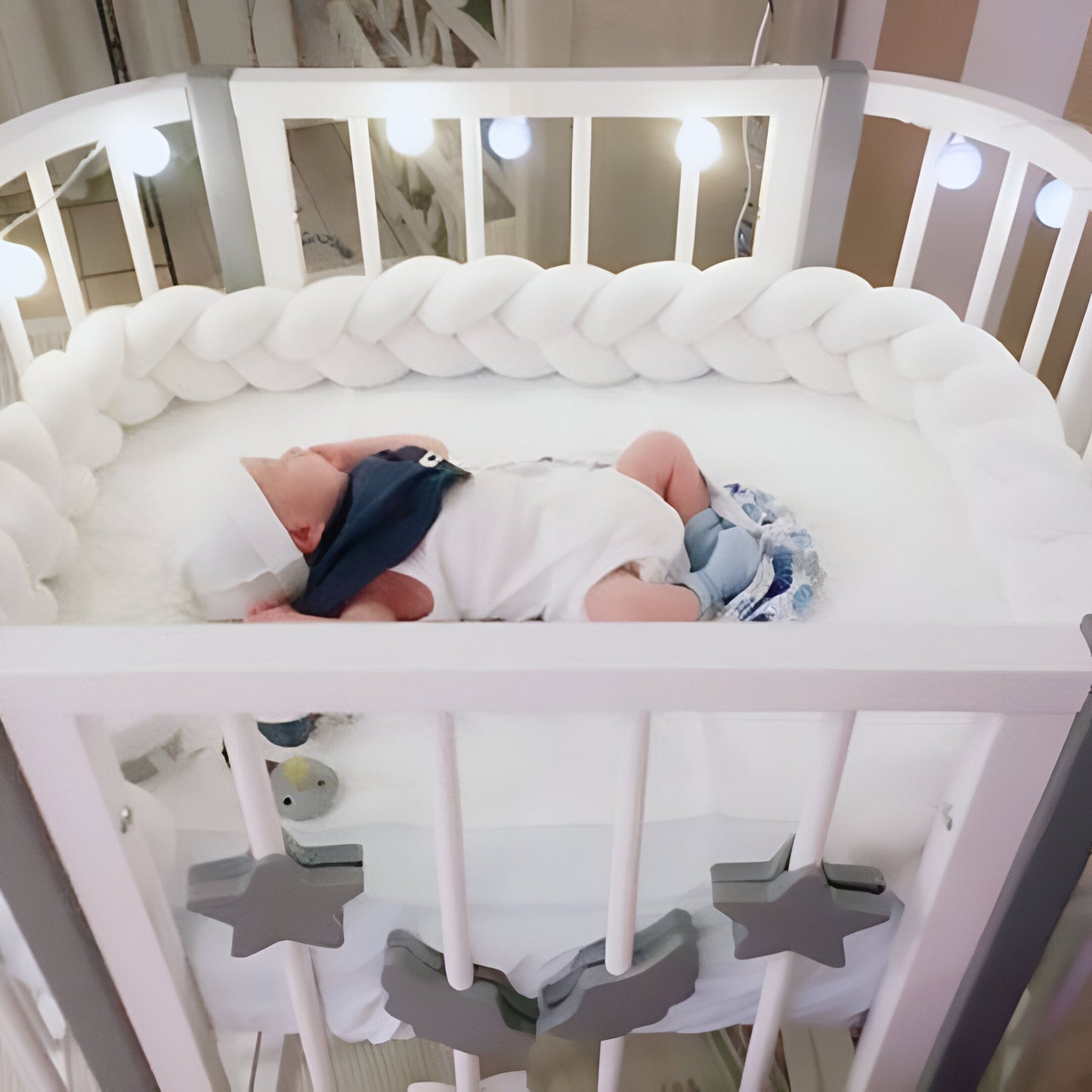CozyGuard Baby Crib Bumper – Soft & Safe Protection