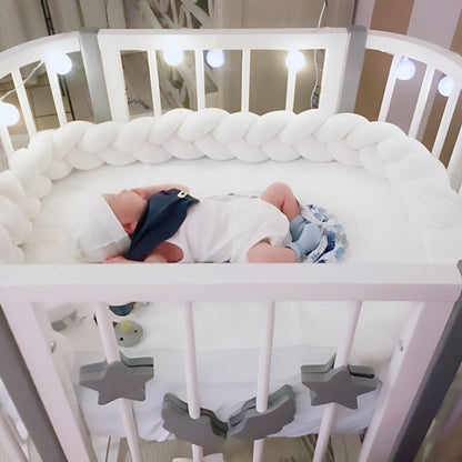CozyGuard Baby Crib Bumper – Soft & Safe Protection