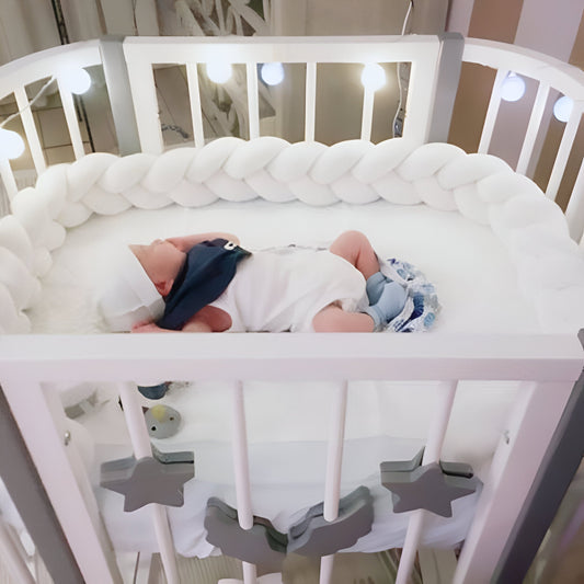 CozyGuard Baby Crib Bumper – Soft & Safe Protection
