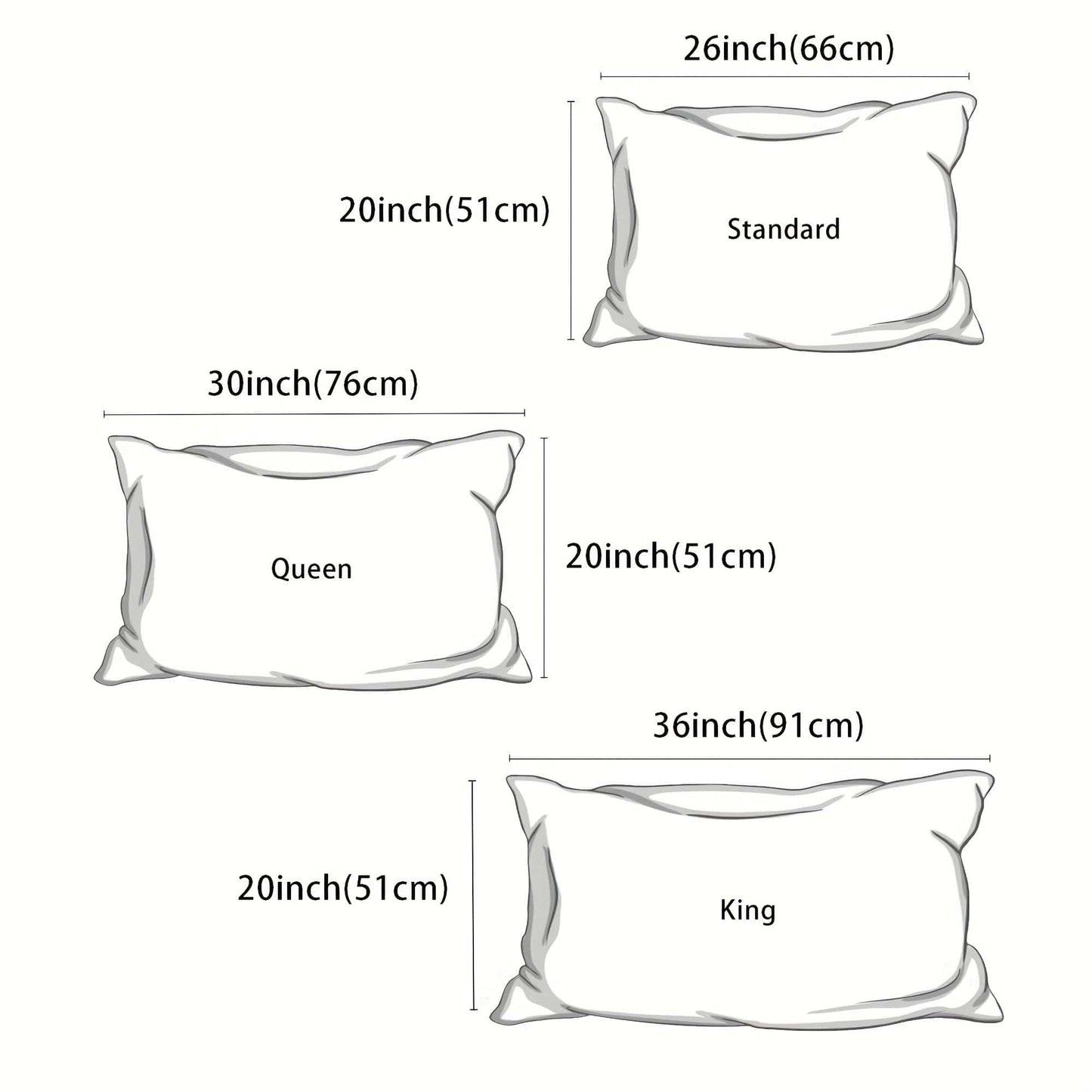 Cooling Supportive Bed Pillow - Soft Down Alternative for All Sleep Positions