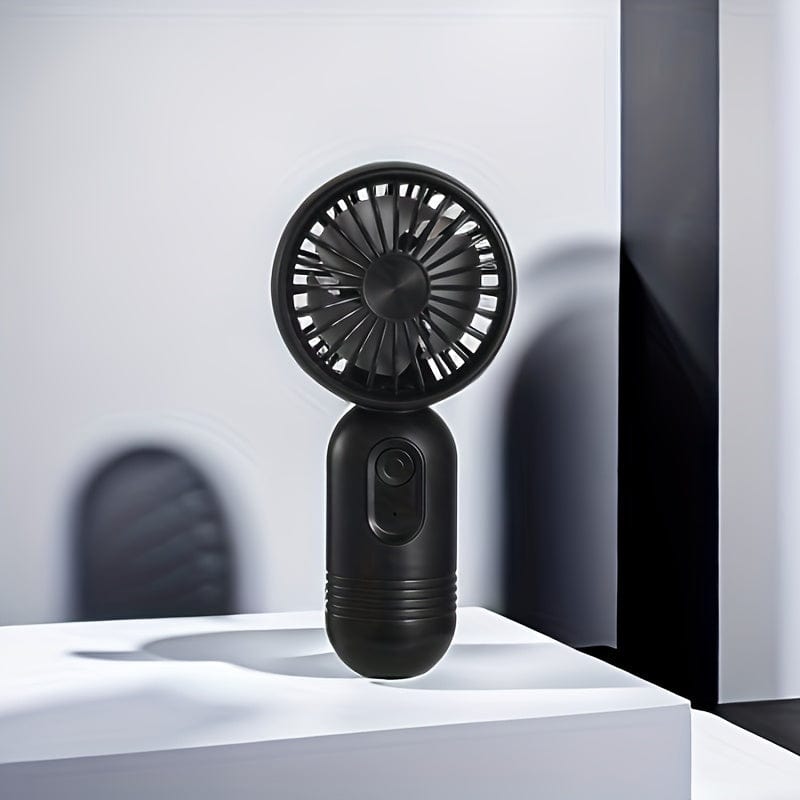 USB Rechargeable Mini Handheld Fan with 3 Speed Settings - Portable for Travel, Office, Outdoor Use