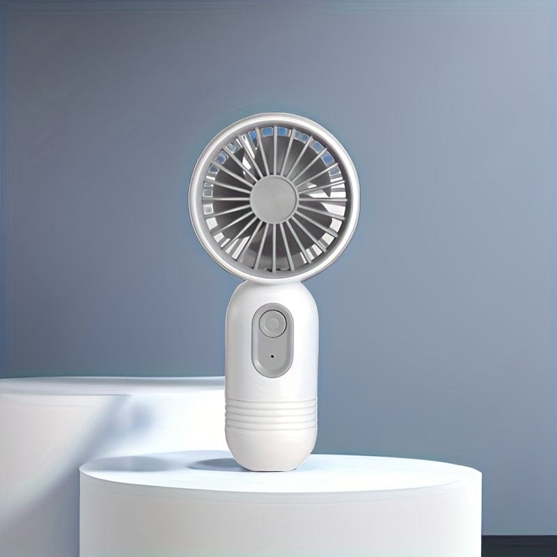 USB Rechargeable Mini Handheld Fan with 3 Speed Settings - Portable for Travel, Office, Outdoor Use