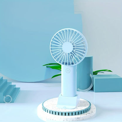 Portable Mini Handheld Fan - USB Rechargeable Electric for Home, Office, Travel - Quiet Cooling Device