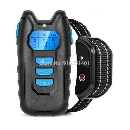 Rechargeable Waterproof Remote Dog Training Collar with Shock and Vibration for All Sizes