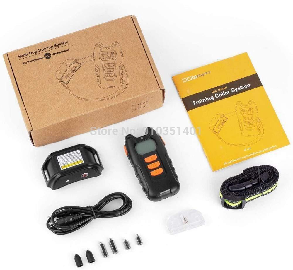 Rechargeable Waterproof Remote Dog Training Collar with Shock and Vibration for All Sizes