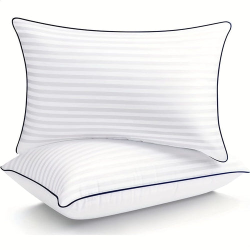 Cooling Supportive Bed Pillow - Soft Down Alternative for All Sleep Positions