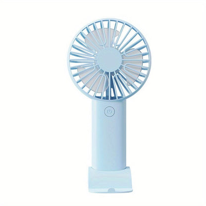 Portable Mini Handheld Fan - USB Rechargeable Electric for Home, Office, Travel - Quiet Cooling Device