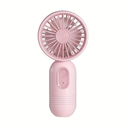 USB Rechargeable Mini Handheld Fan with 3 Speed Settings - Portable for Travel, Office, Outdoor Use