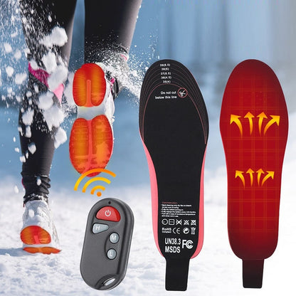 Customizable Heated Insoles with Remote for Ultimate Comfort