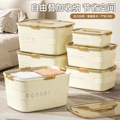 Versatile 27-Gallon Storage Container with Secure Lid
