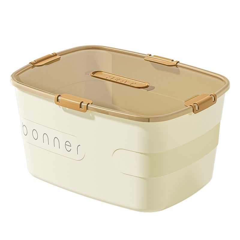 Versatile 27-Gallon Storage Container with Secure Lid