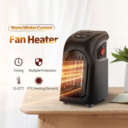Compact Electric Heater with Digital Control for Fast Warmth